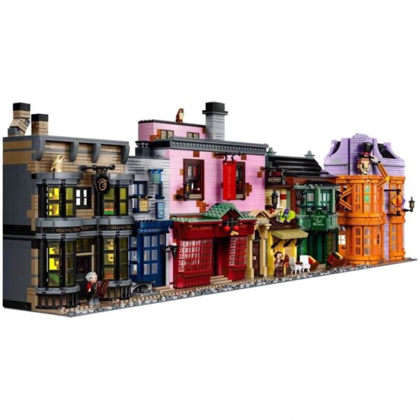 Lego-compatible Harry Potter Diagon Alley building set - street scene model toy gift