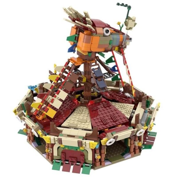 Lego-compatible MOC *Breath of the Wild* Stable creative building set - *The Legend of Zelda* DIY toy bricks